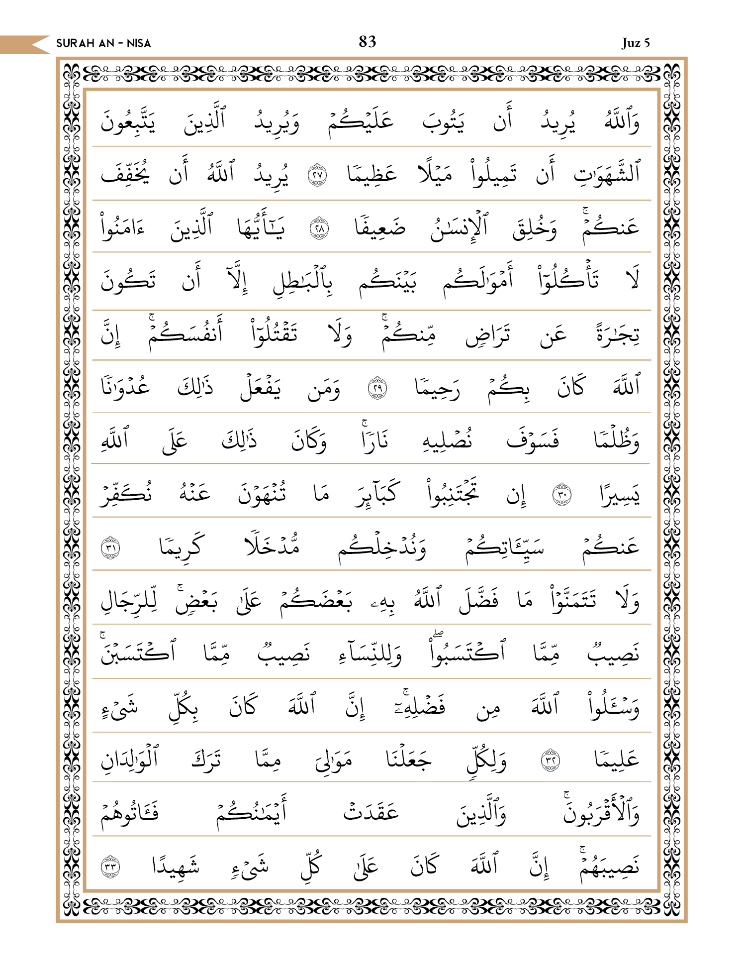 Quran Page 83